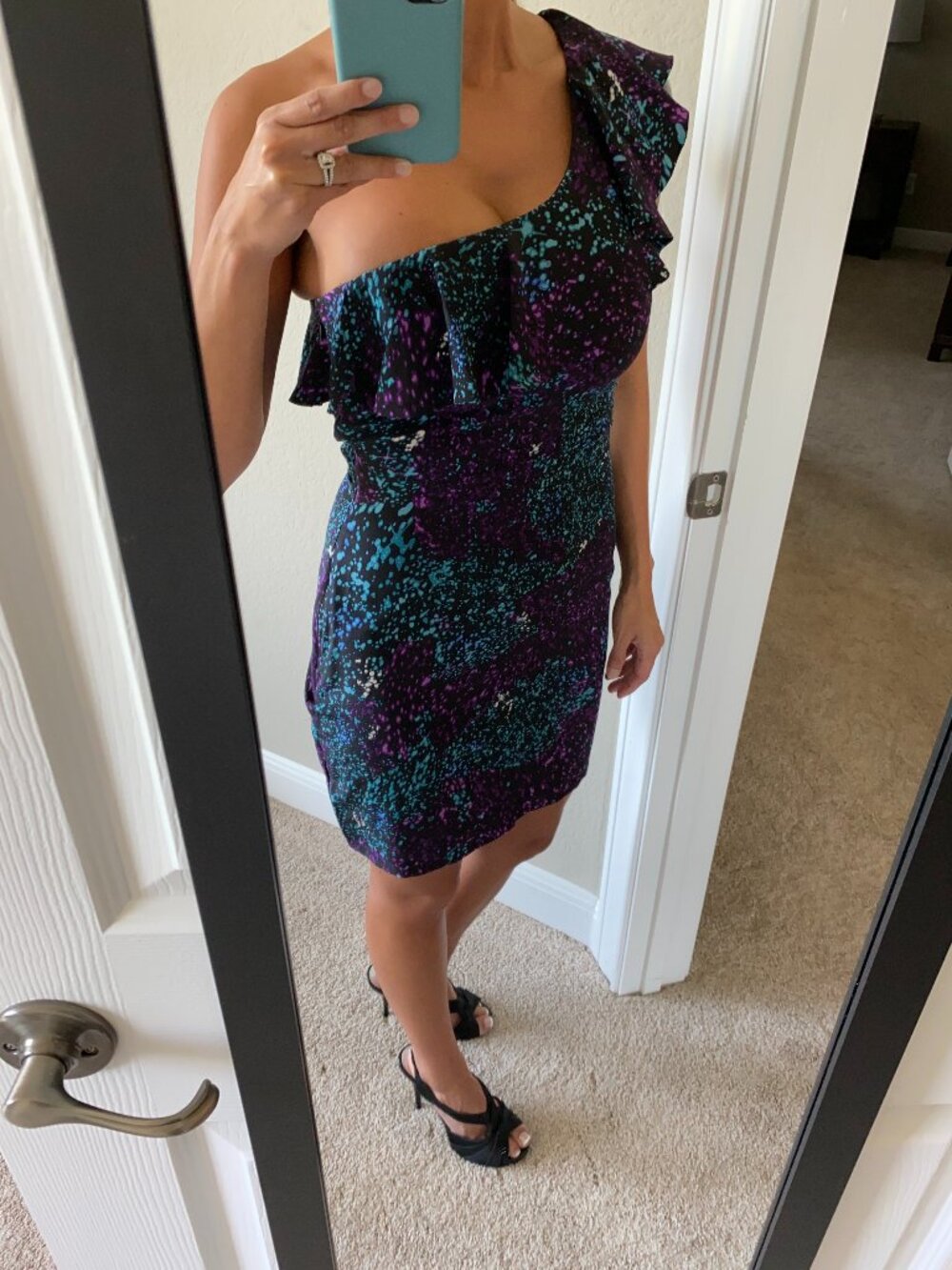 Exotic One Shoulder Dress | Charlie Jade | XS - Picture 6 of 6